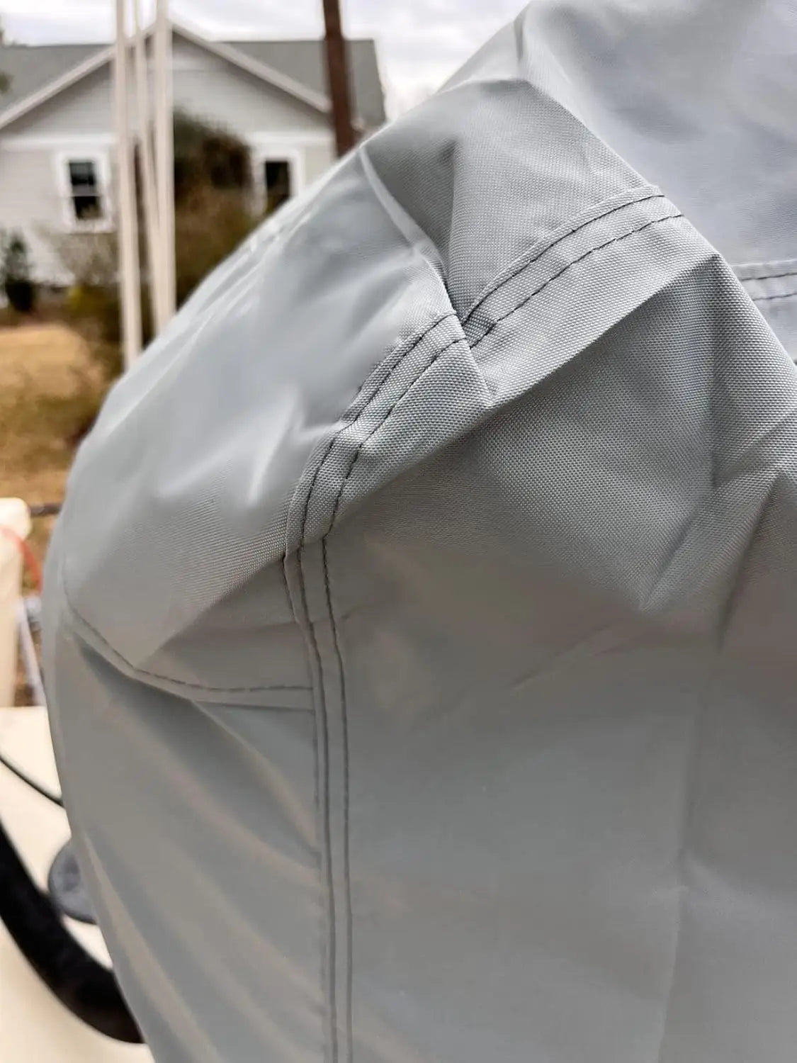 Grey Universal Waterproof 6-225HP Outboard Motor Engine Boat Cover 210D Oxford Fabric Dustproof Cover Marine Engine Protector