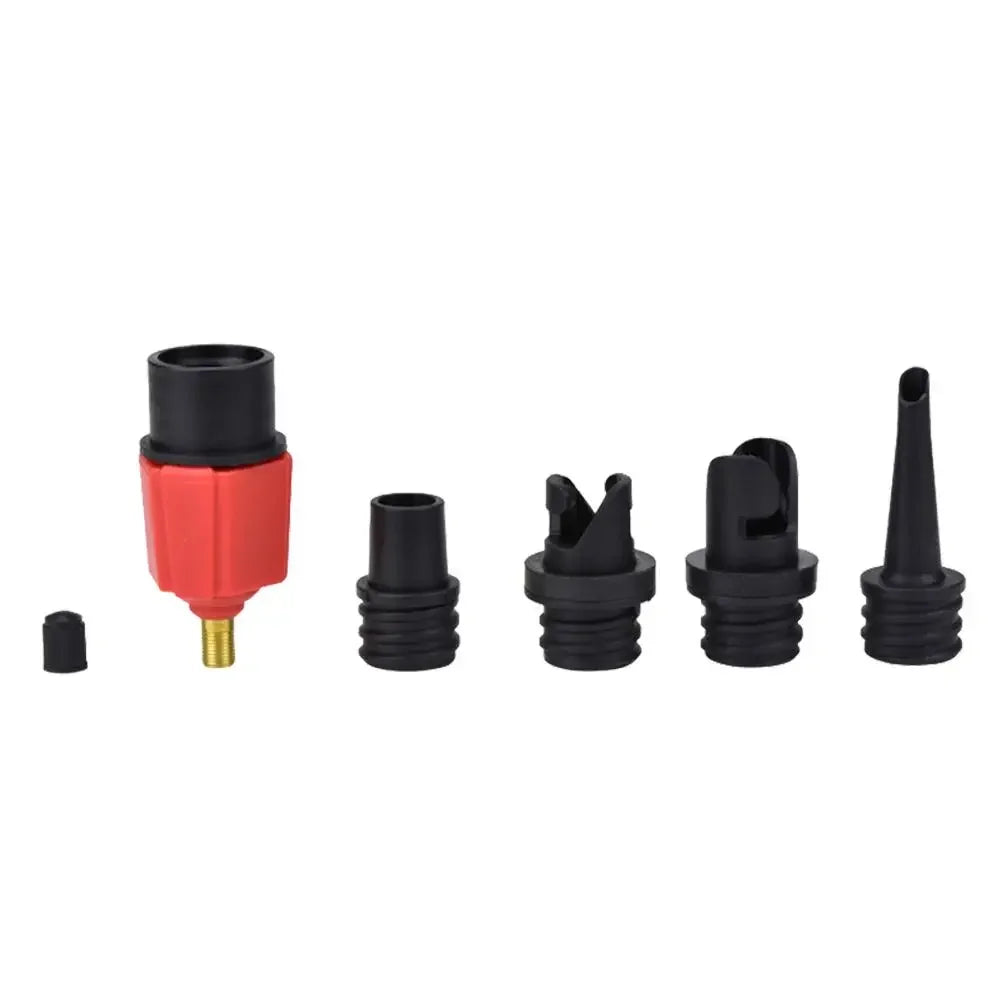 Air Valve Adaptor for SUP Board Inflatable Paddle Rubber Boat Kayak Air Valve Adaptor Tire Compressor Converter with Nozzle