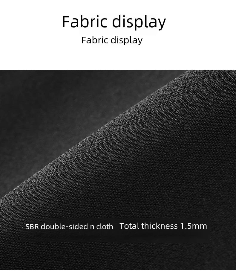 1.5mmDiving Suit Men's and Women's Long-Sleeved Diving Top Split Sun Protection Surfing Suit Dive Skin Winter Swimsuit