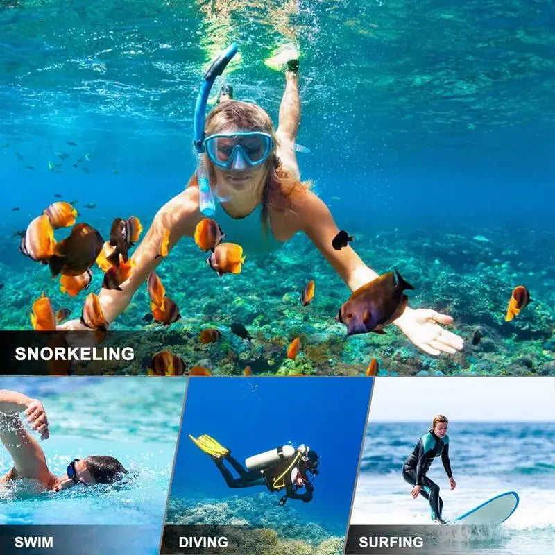 Bolsa de malha para esportes aquáticos, rede de armazenamento multiusos para mergulho, mochila de mergulho para esportes de praia, equipamento de snorkel