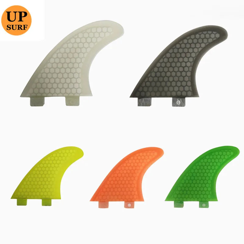 M Tri Surf Fin Fibreglass Honeycomb Surfboard Fin Double Tabs Quilla UPSURF FCS FINS G5 For Fish/Shortboard/Funboard Stabilizers