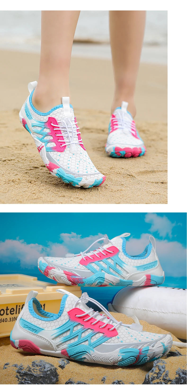 Men Women Water Sports Shoes Aqua Swim Shoes Surf Barefoot Trail Shoes Barefoot Shoes Aquatic Sneaker Shoe Man water shoes