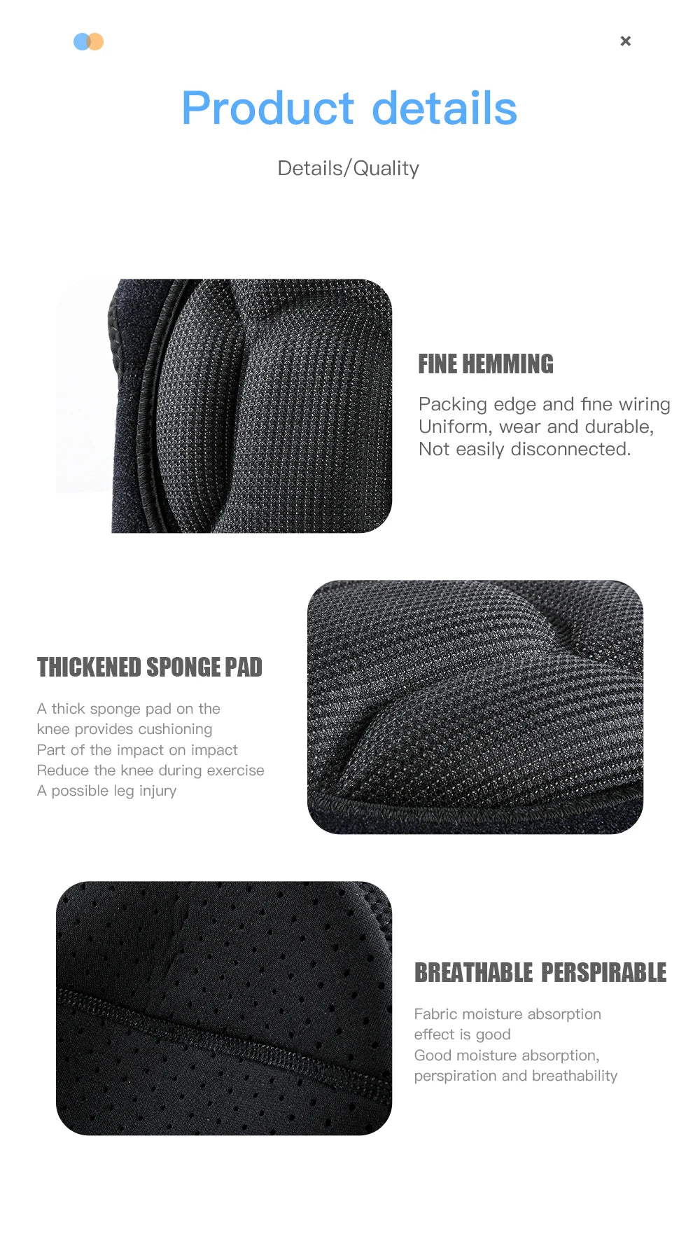 Pressure strap protection Sports Thickening Knee Pads Volleyball Extreme Sports Kneepad Brace Support Anti collision ElasticKnee