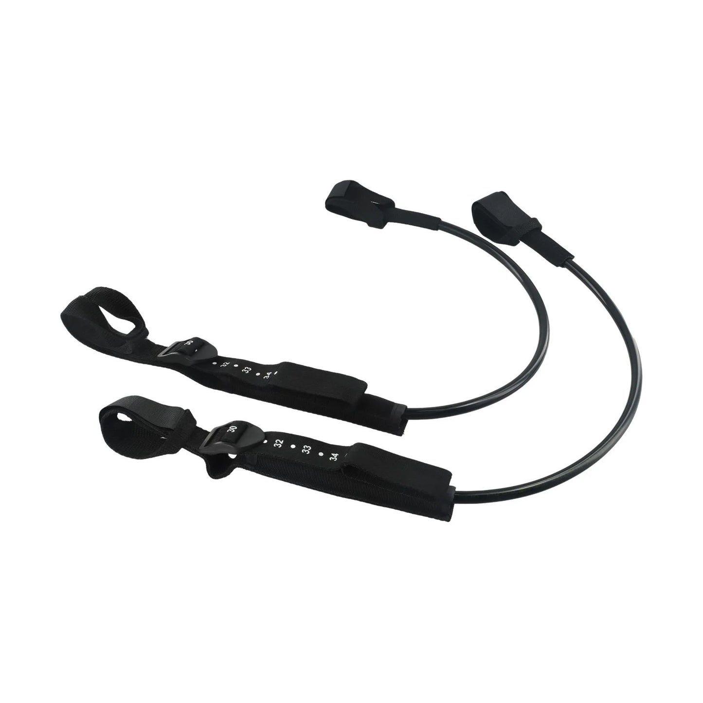 NonSlip Adjustable Windsurfing Harness Line 2 Pieces Heavy Duty PU Material Suitable for Windsurf and Surfing Gear Replacement