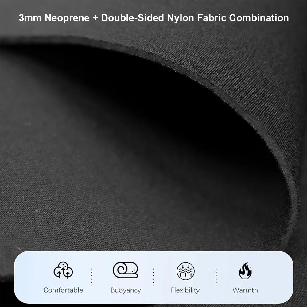 Men's Wetsuit 3mm Neoprene Short Sleeve One Piece Spring Diving Suit Back Front Zip Surfing Diving Swimming Snorkeling Kayaking