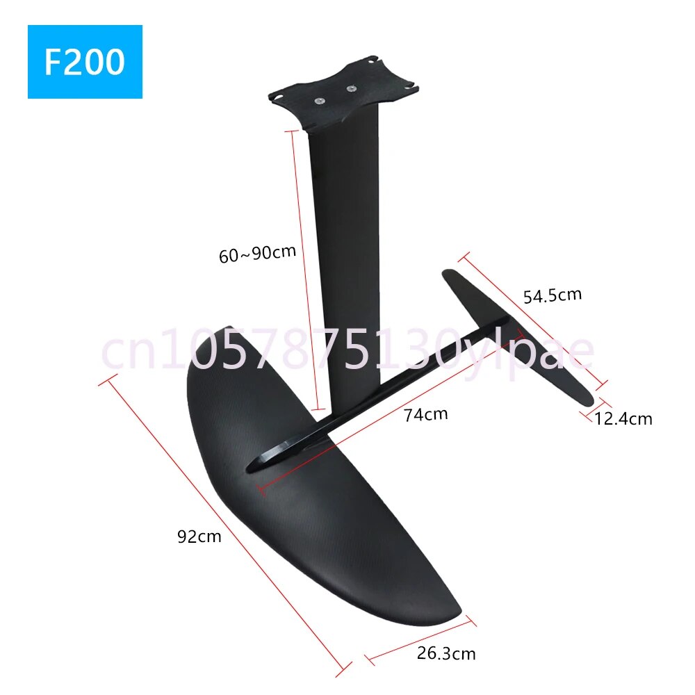 Paddleboard Kitewing Wing Foil Wingsurf Kitesurf Windsurf Wingboard F200 185cm2 Carbon l Surf Set Wingfoil SUP Standup