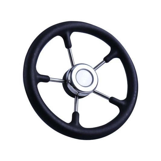 Stainless Steel Marine Steering Wheel with Non-Slip Foam Grip - Boat Yacht Steering System Part, Wholesale Marine Hardware