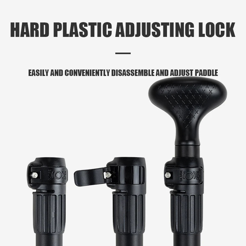 KOETSU Adjustable Aluminum Alloy Paddle for SUP Board and Kayak - Convertible Single/Double Head Oar for Water Sports,