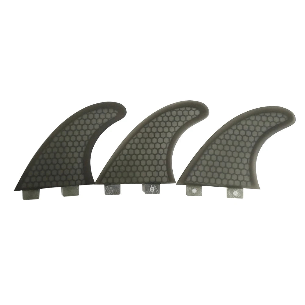 M Tri Surf Fin Fibreglass Honeycomb Surfboard Fin Double Tabs Quilla UPSURF FCS FINS G5 For Fish/Shortboard/Funboard Stabilizers