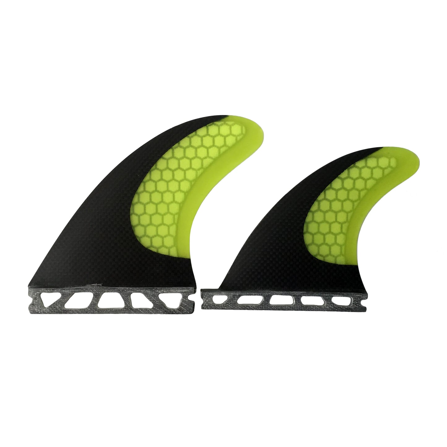 Carbon Fiber Surfboard Fins Single Tab Quad Fin Performance Honeycomb Fiberglass Surfboard Fins Quad Set (2pc G7+2pc GX)