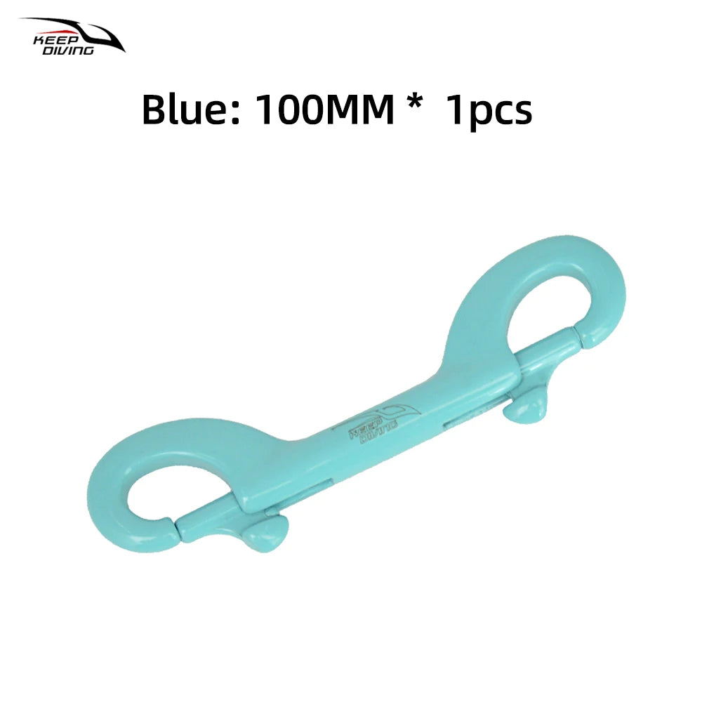 1 PCS KEEP DIVING 316 Stainless Steel Scuba Diving Double Ended Hook Accessory For Equipment BCD Chioce Snap Bolt kit Quick Draw