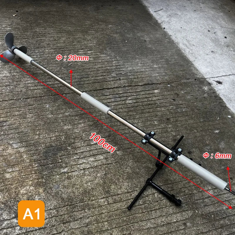 1M Propeller Handheld Electric Outboard Machine Aluminum Propeller Kayak Charging Hang Pulp Motor Power Tools Engine