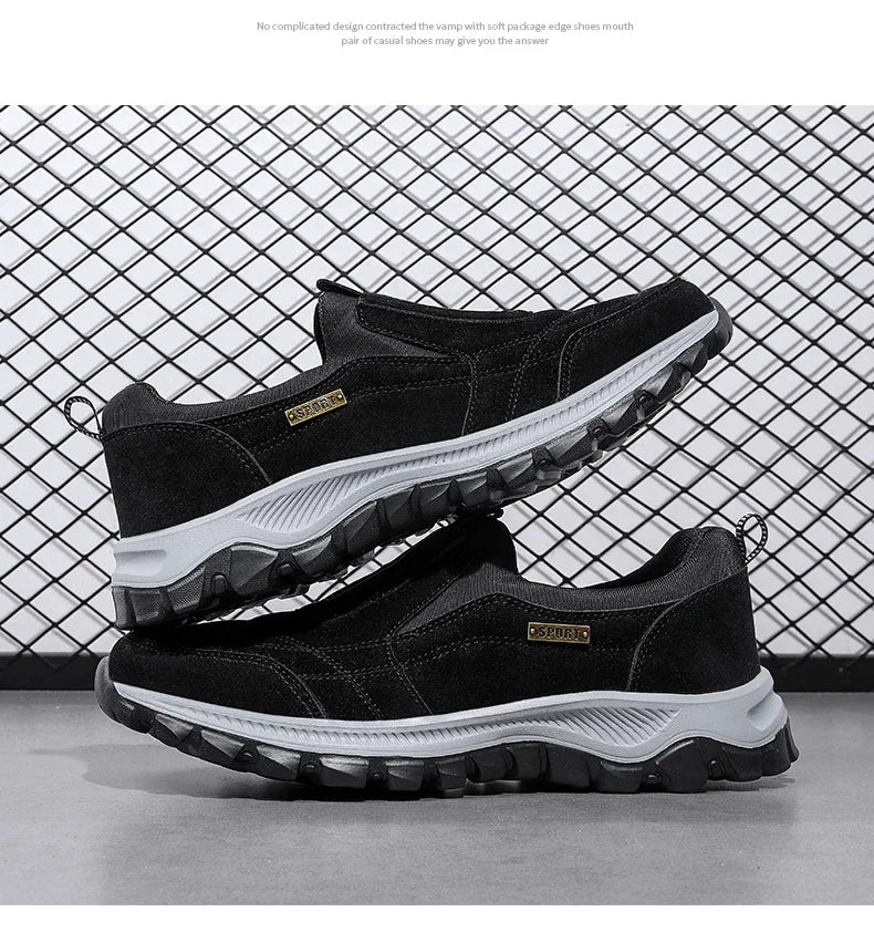 Men's Outdoor Hiking Camping Light Running Slow Running Leisure Sports Anti Slip Loafers Hiking Shoes Large 39-49 New 2024