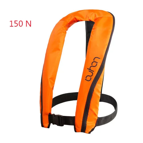 Professional Fishing Vest Self Inflatable Life Jacket Manual Vest Adult 150N 100N Auto Water Sports Rafting Boating Accessories