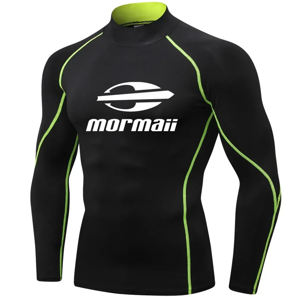 Men Swimsuit Swimming T-shirt Beach UV Protection Swimwear Rash Guard Long Sleeve Surfing Diving Swimsuit Surf T-shirt Rashguard