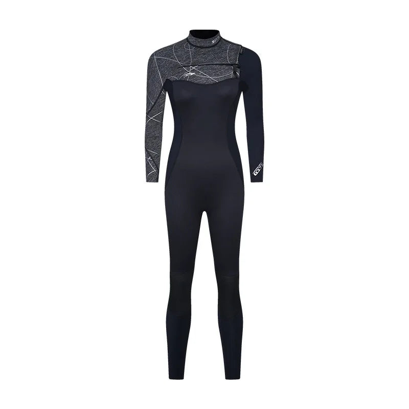 Women Men 3mm Neoprene Wetsuit  Scuba Diving Thermal Winter Warm Wetsuits Full Suit Swimming Surfing Kayaking Equipment