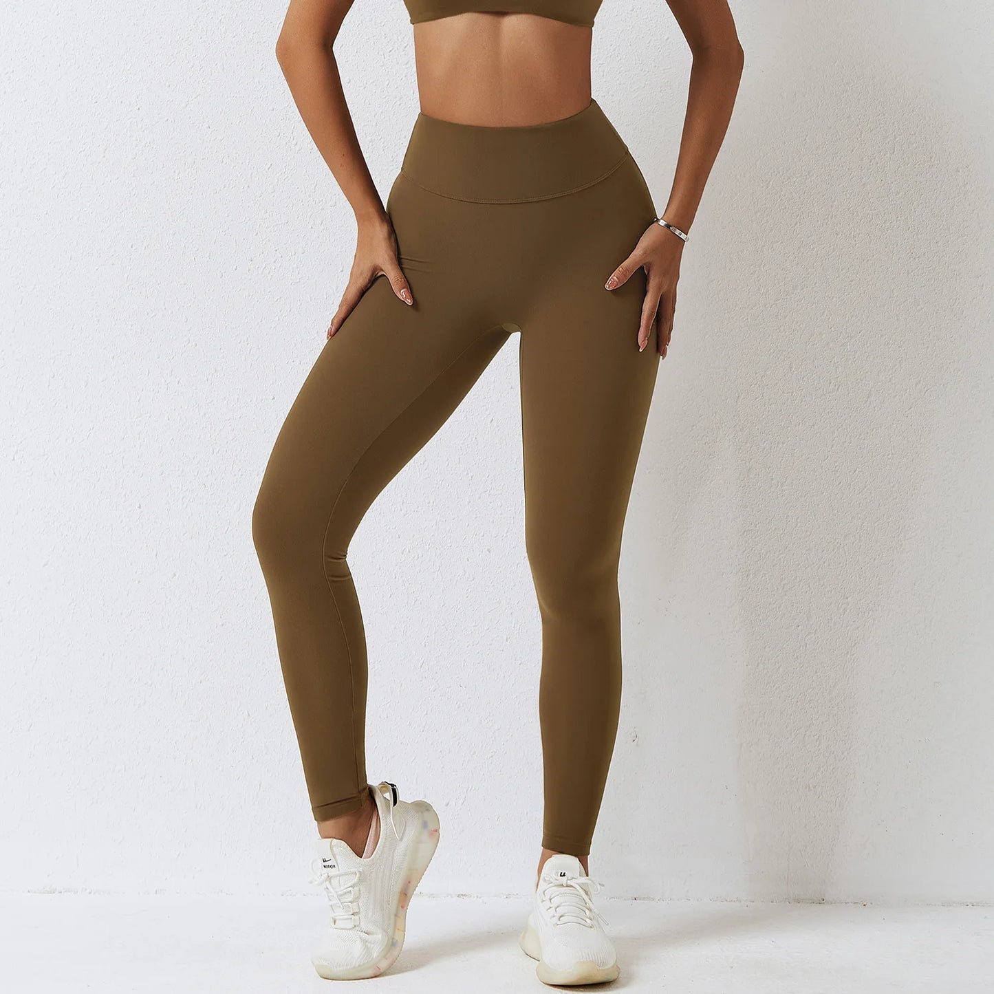 High Waist Buttock Lifting Hairy Leggings Push Up Sports Women's Fitness Running Exercise Yoga Pants Leggings Gym Girls Leggings