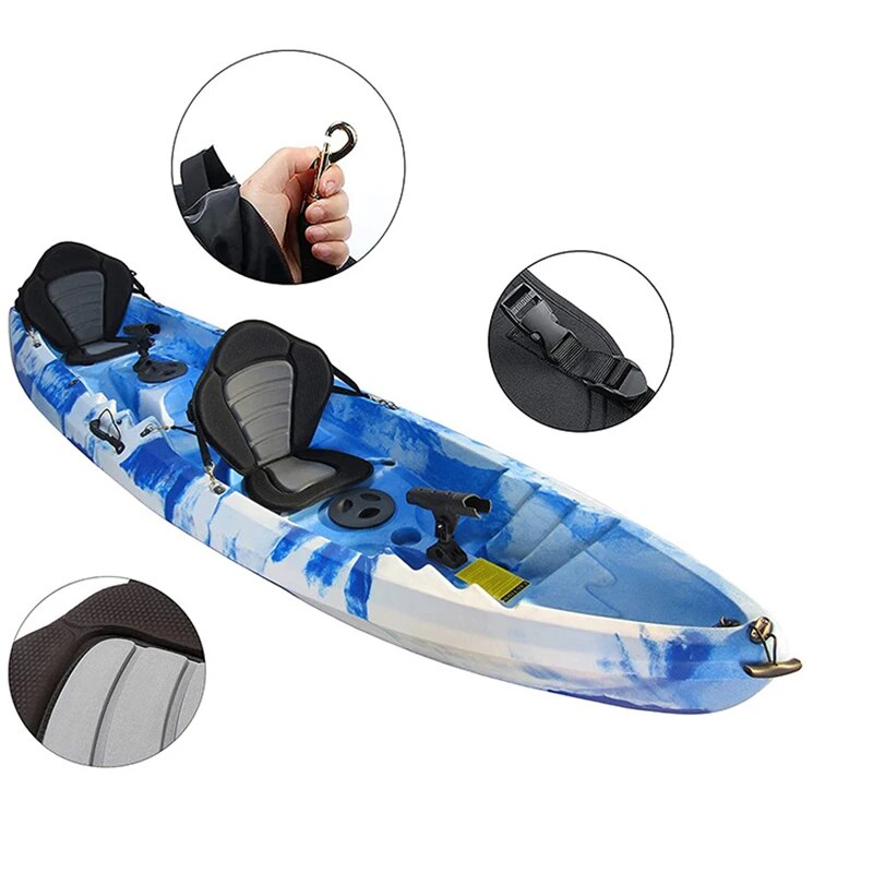 Jusenda Backrest Seat for Sup Seat Surfing Board Inflatable Kayak Seat Adaptation for View Surfboard Boat The cushion Bodyboards
