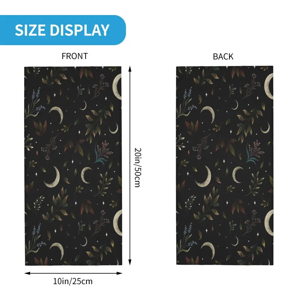 Fashion Men Women Head Face Neck Sunshade Collar Scarf Sports Crescent Moon Garden Headwear Scarf