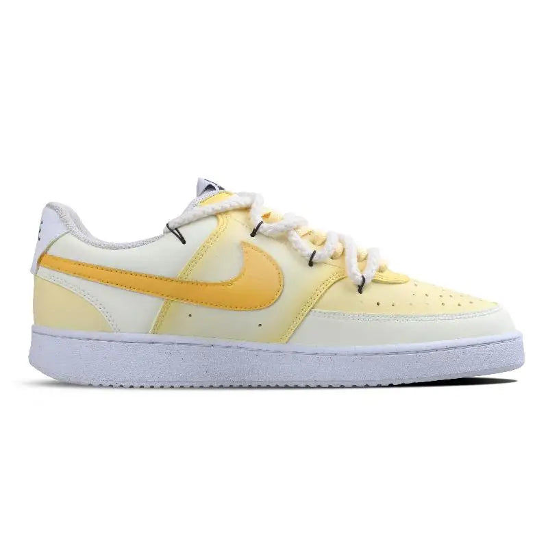 【Customize】Nike Court Vision 1 Skateboarding Shoes Unisex Low-top White Sneakers shoes DH2987-101