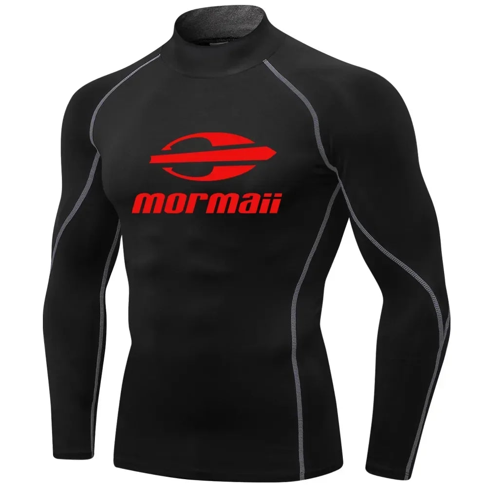 Men Swimsuit Swimming T-shirt Beach UV Protection Swimwear Rash Guard Long Sleeve Surfing Diving Swimsuit Surf T-shirt Rashguard