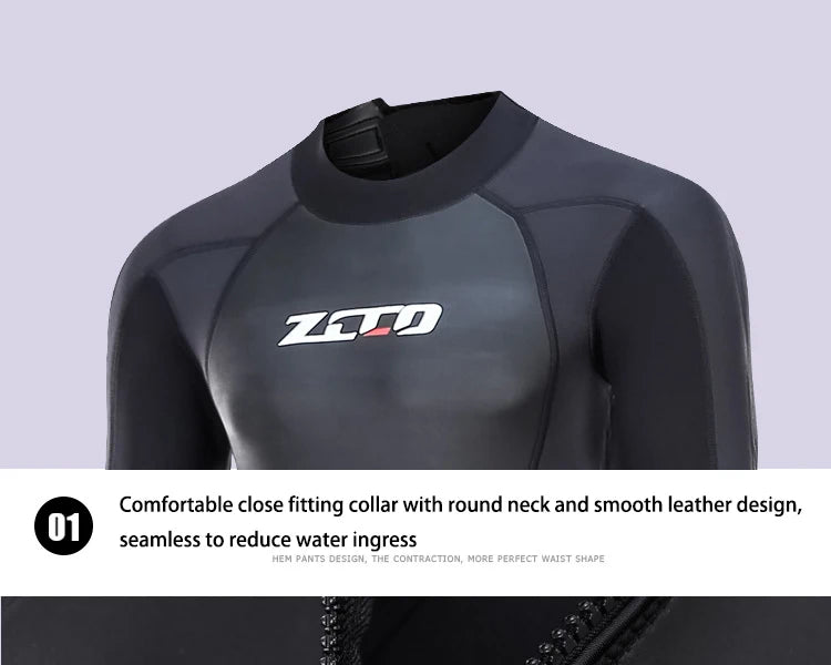 Full Wetsuit for Men Women 3mm Long Wet Suit for Diving Surfing Swimming Water Sport Neoprene Spearfishing One Piece Wetsuits