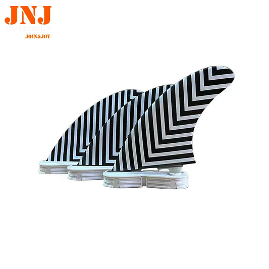 JNJ-FCS 2 Surfboard, M G5 Fins, Medium Surf Table And Large G7 Thruster with Honeycomb