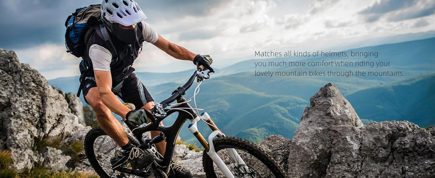 Face Mask UV Protection Windproof Thermal Ice Silk Neck Gaiter for Men Women Outdoor Sports Motorcycle Ski Face Cover Protector