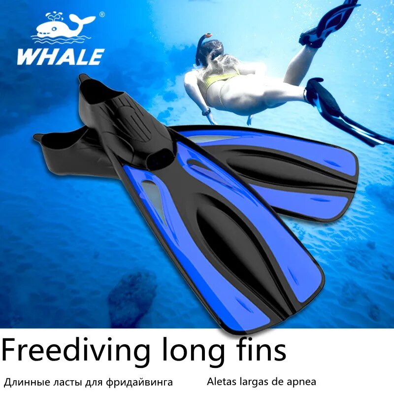 Brand Fn-600 Snorkeling Diving Swimming Fins Adult Flexible Comfort Swimming Fins Submersible Long Foot Flippers Water Sports