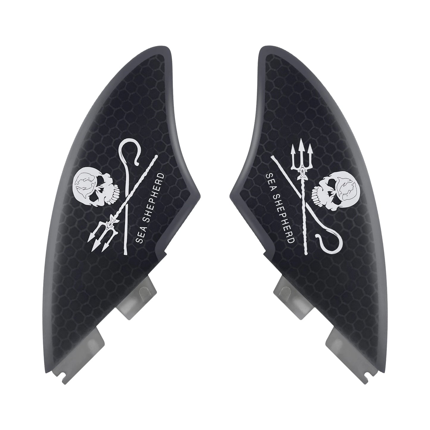 Surfboard Twin Keel Fins (2 Fins) Dual Tab Single Tab Sizes for Longboard Surfboard Funboard