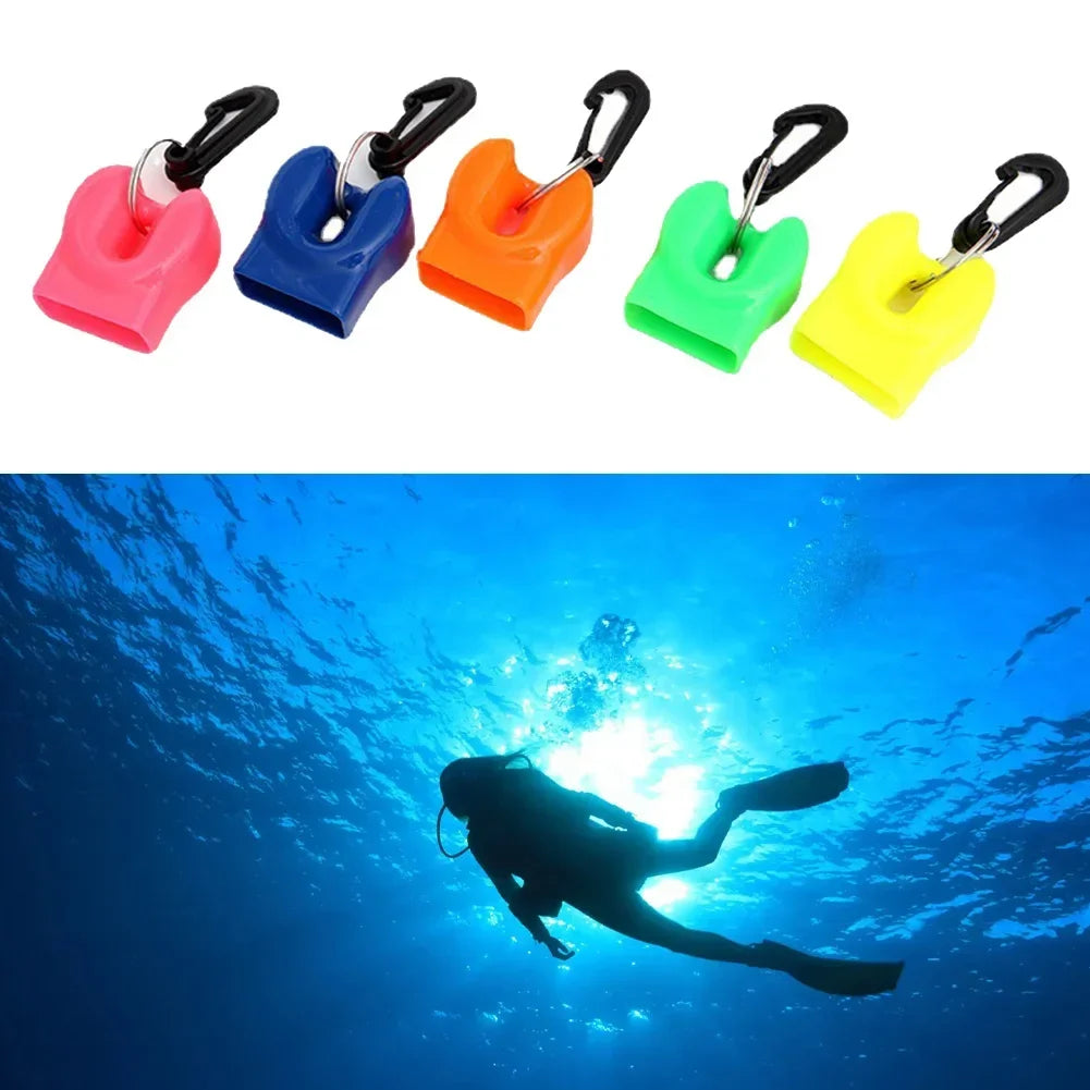 New Standard Scuba Dive Mouthpiece Holder Dust Cap 2nd Stage Regulator Octopus Retainer Clip Water Sports Diving Accessories