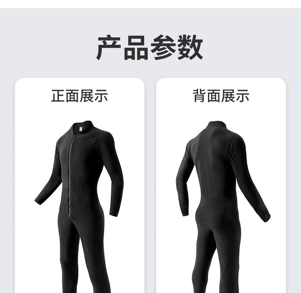 Men Wetsuit Diving Polar Fleece Liner One Piece Suit Wetsuit Keep Warm Accessories Men Women Thermal Underwear