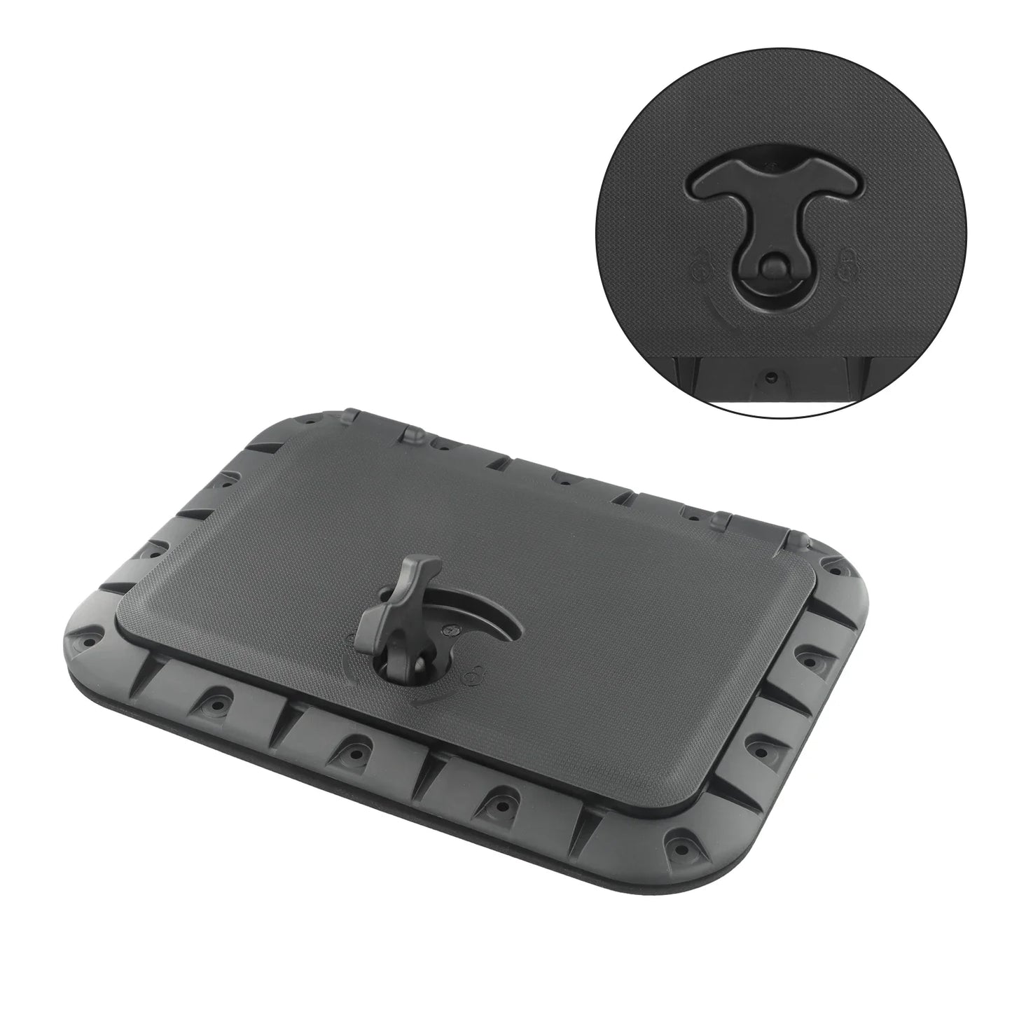 Marine Deck Square Hatch And Red Waterproof Bag For Boat Kayak Canoe Boat Parts Accessories Drifting Water Sports