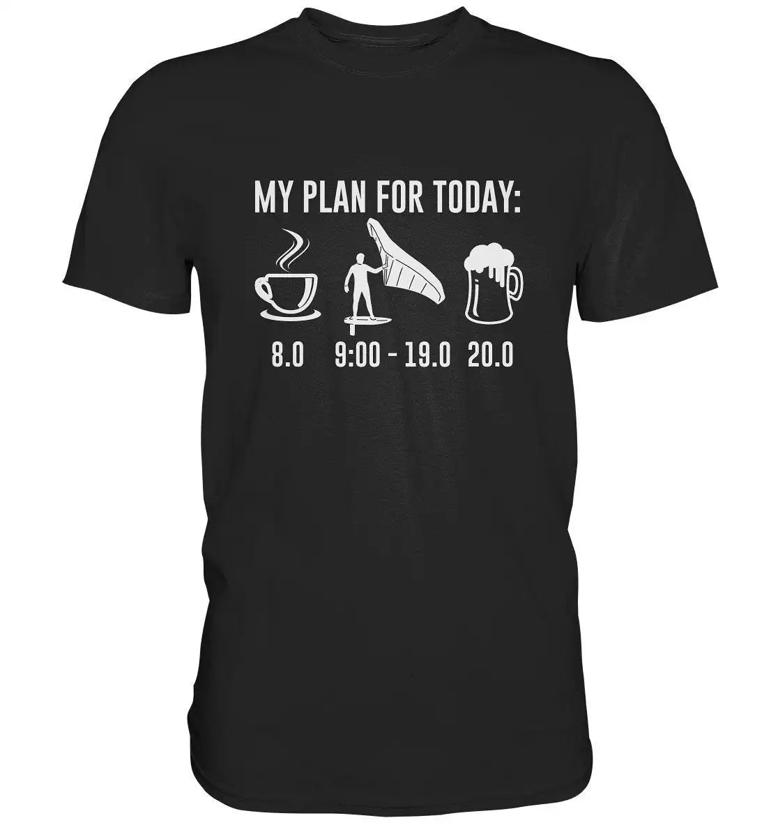 Wing Foil Wingsurfing Water Sports Foiler Daily Plan Wingfoiling Windsurfing Men'S T Shirt