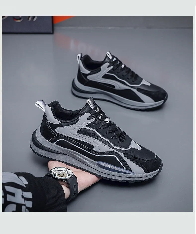 Men Casual Sneakers Spring New Trend Breathable Running Sport Shoes Antislip Tennis Shoes Basketball Walking Jogging Sneakers