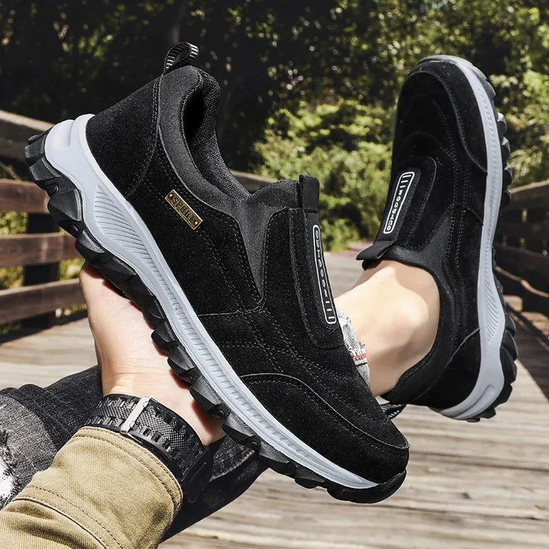 Men's Outdoor Hiking Camping Light Running Slow Running Leisure Sports Anti Slip Loafers Hiking Shoes Large 39-49 New 2024