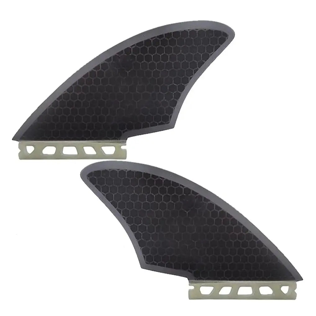 Fiberglass Twin Fish Surf Fins, Keel Surfboard Fin Surfing Accessory