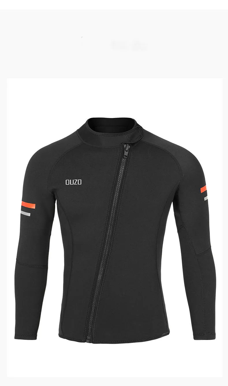 Men's 1.5mm Split Diving Suit Surfing Windproof Long Sleeve Jacket Neoprene Fishing Pants Professional Scuba Diving Clothes