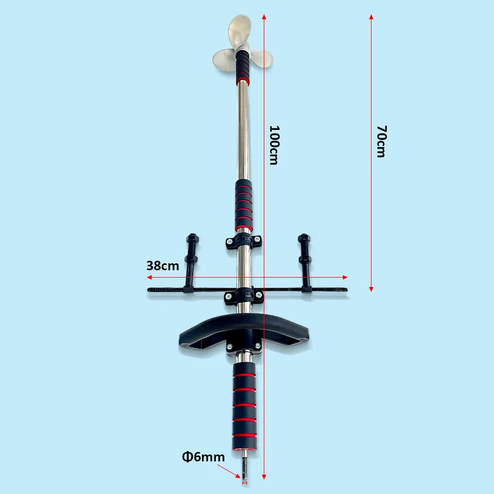 1M Propeller Handheld Electric Outboard Machine Aluminum Propeller Kayak Charging Hang Pulp Motor Power Tools Engine