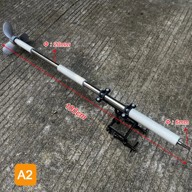 1M Propeller Handheld Electric Outboard Machine Aluminum Propeller Kayak Charging Hang Pulp Motor Power Tools Engine