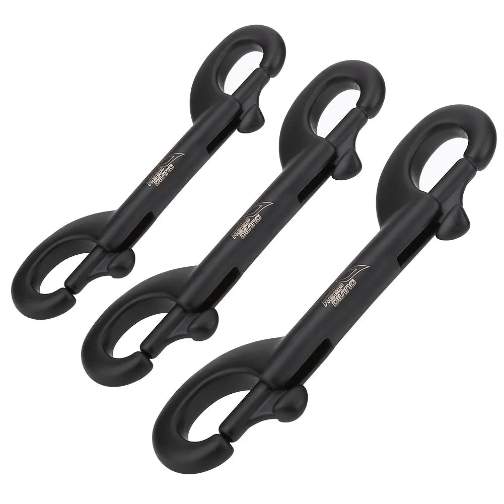 Diving Clip KEEP DIVING Durable Stainless Steel Double Ended Clip Hook Bolt Snap Scuba Diving Buckle Diving Double Head Hook