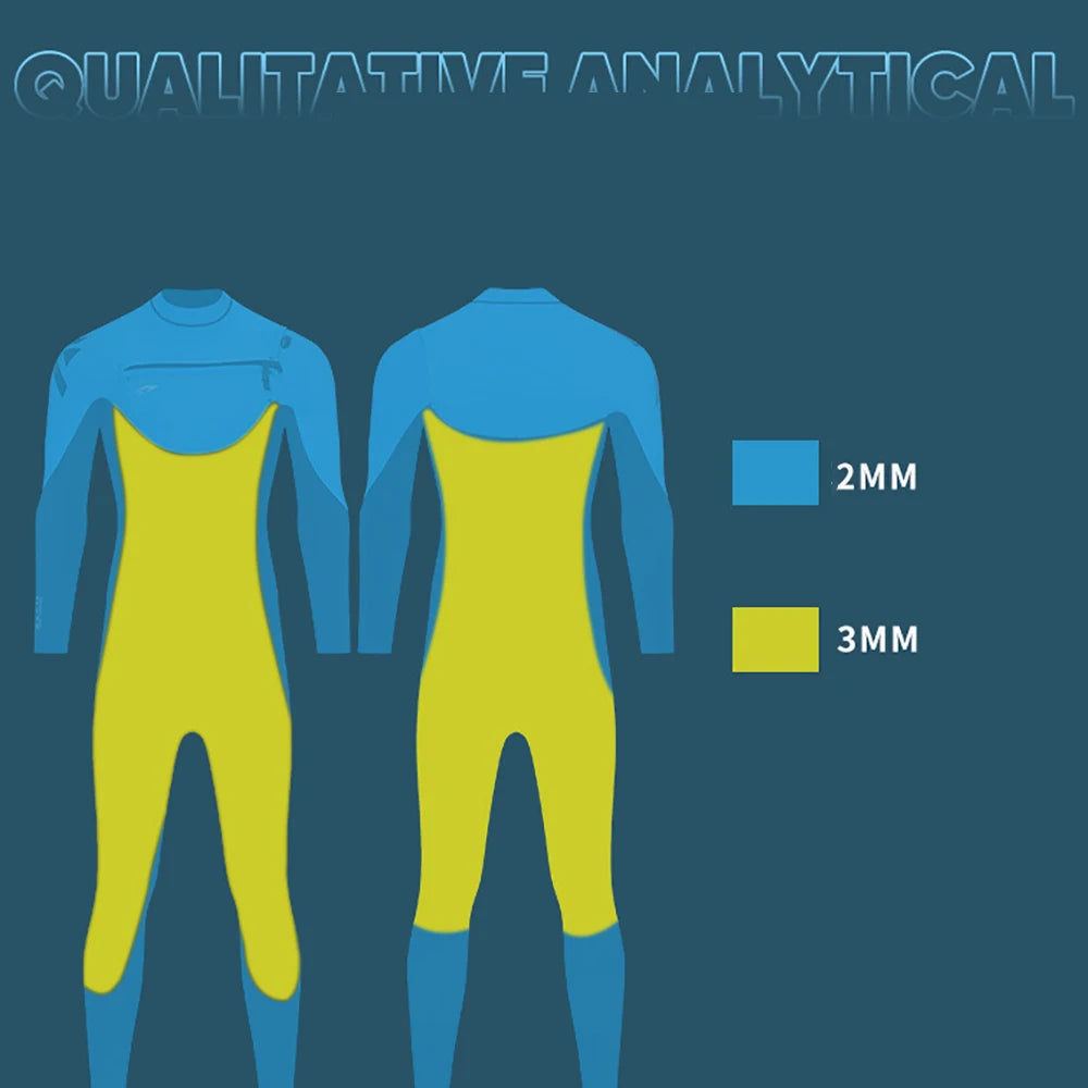 Women Men 3mm Neoprene Wetsuit  Scuba Diving Thermal Winter Warm Wetsuits Full Suit Swimming Surfing Kayaking Equipment