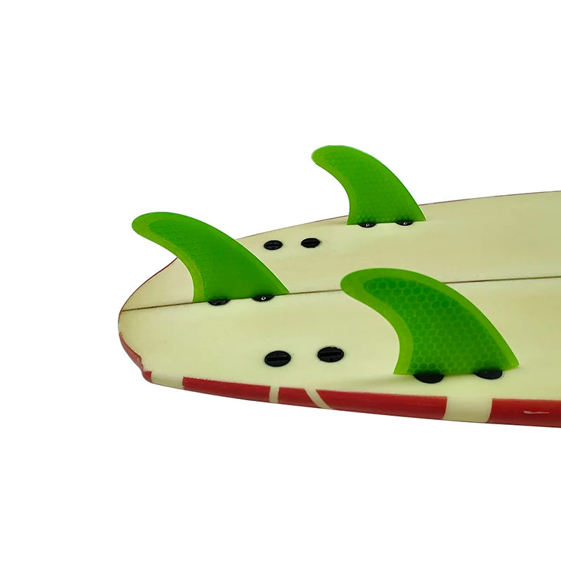 M Tri Surf Fin Fibreglass Honeycomb Surfboard Fin Double Tabs Quilla UPSURF FCS FINS G5 For Fish/Shortboard/Funboard Stabilizers