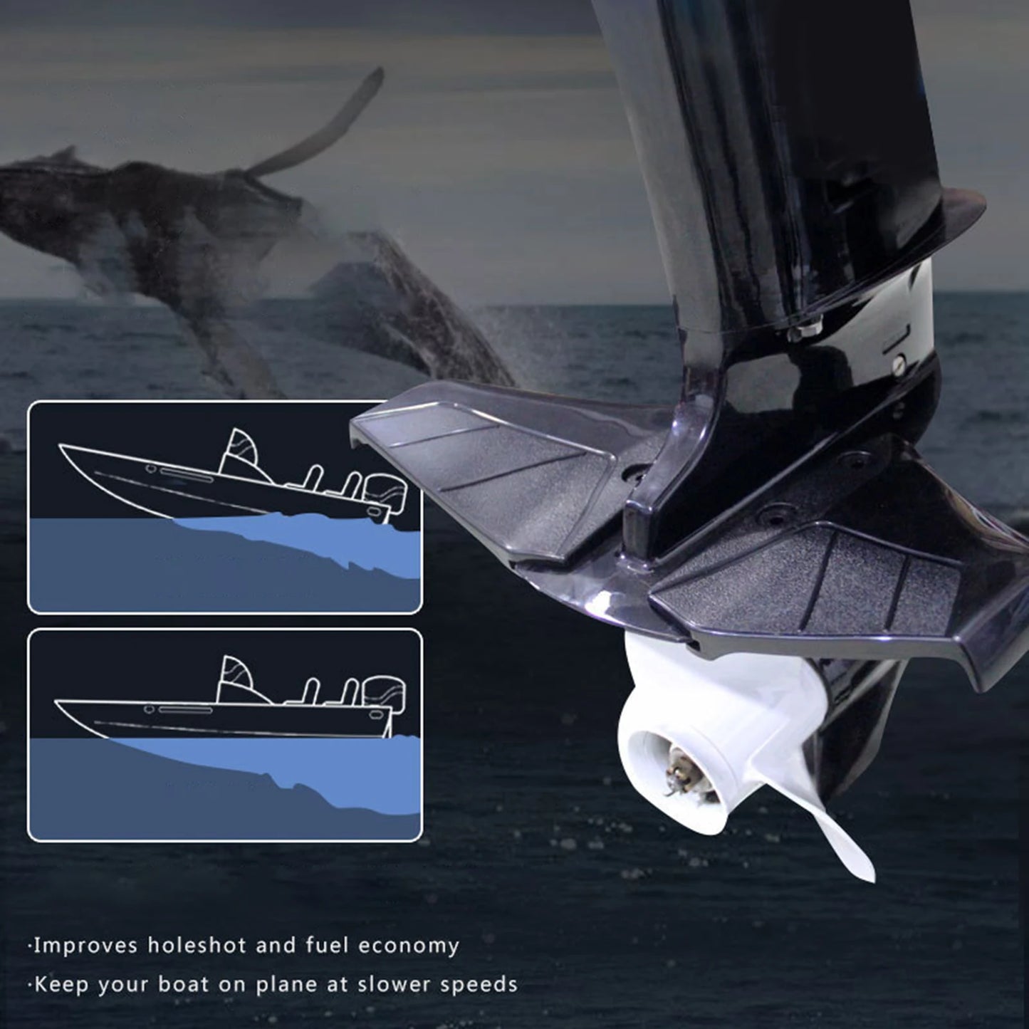 High-Performance Hydrofoil Stabilizer Bolt Nut Hydrofoil Boat Outboard Motors Boat Parts Sports Hydrofoil Stabilizer Molded