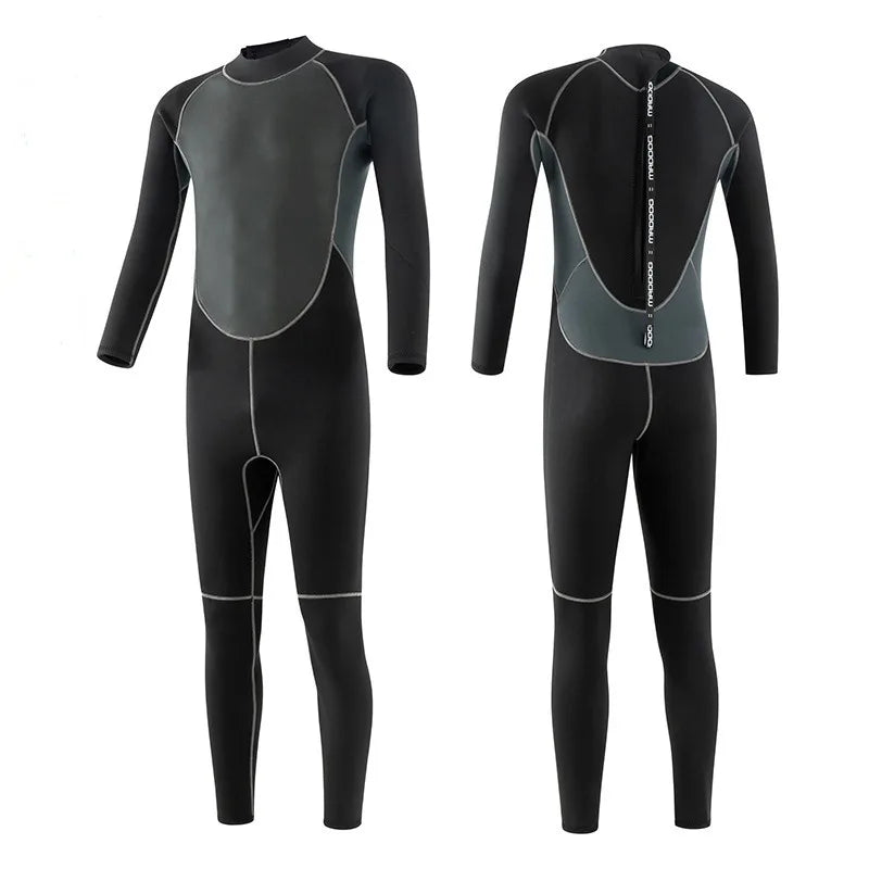 3MM Neoprene Wetsuits Men Diving Surfing Swimming Full Suits Cold Water Keep Warm Zipper Water Sports Full Diver Suit
