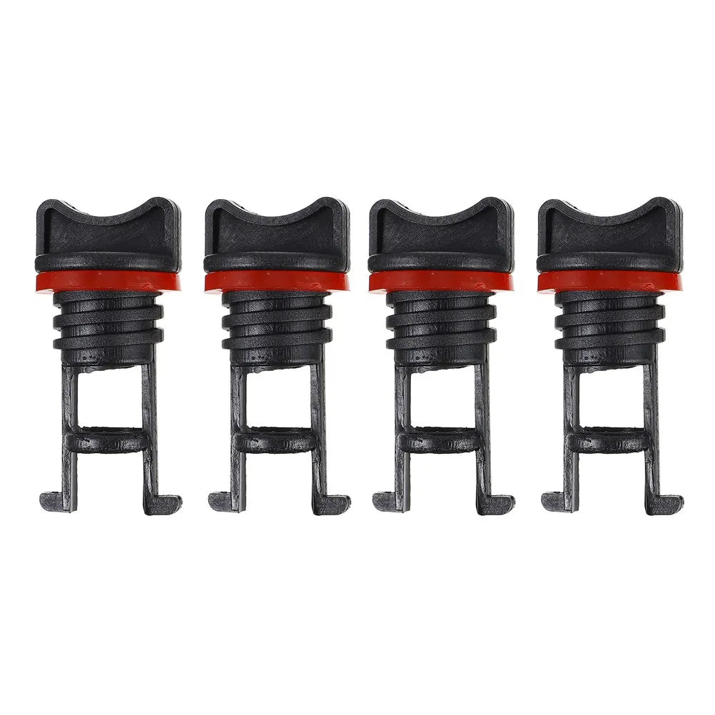 4Pcs Kayak Drain Plugs Waterproof Rubber Stopper Easy Install Replacement for Canoe Boat Kayak Supplies Boat Drain Plug