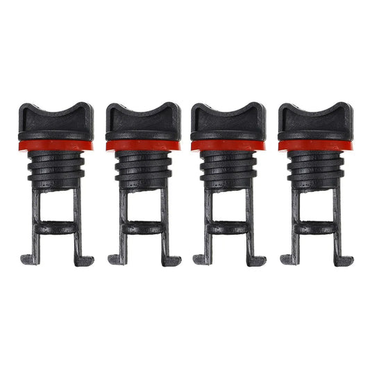 4Pcs Kayak Drain Plugs Waterproof Rubber Stopper Easy Install Replacement for Canoe Boat Kayak Supplies Boat Drain Plug
