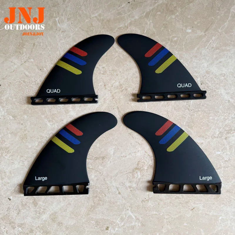 JNJ-FCS 2 Future Performer Medium Or Large + Gx Fiberglass Surfboard Quad Fins 4Pcs