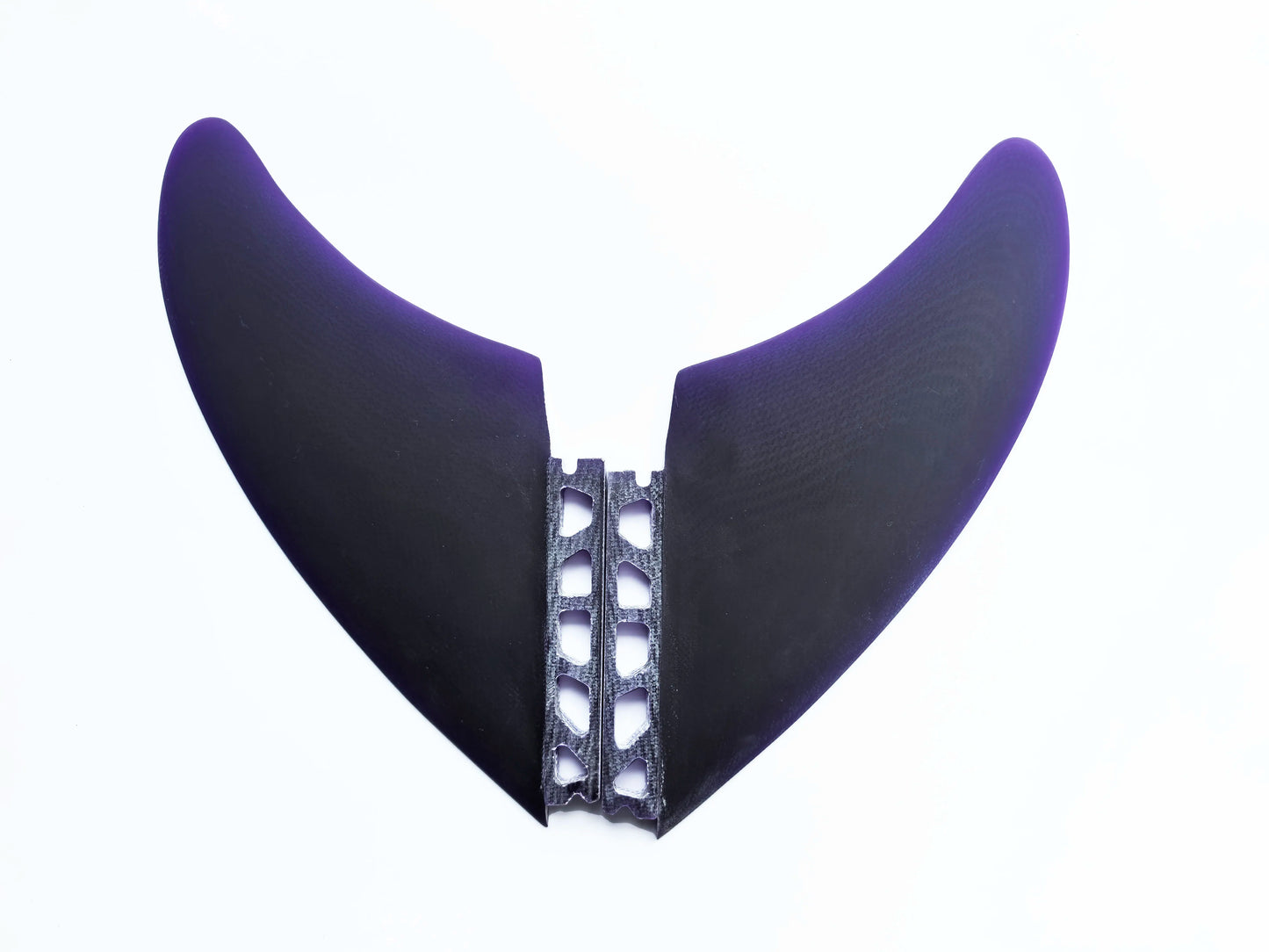 FUTUER / FCS1 +TWIN Surfboard Fins Purple Surfboard Fins Fiberglass Sea Recreation Surfboard Accessories Fins High-Value Surfboa