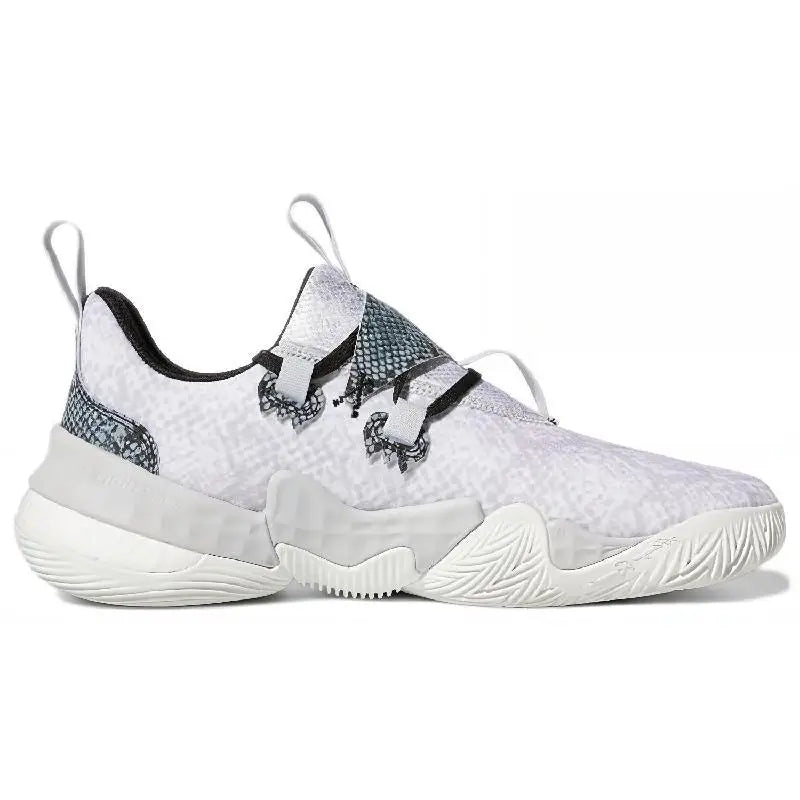 adidas Trae Young 1 Light Solid Grey Snakeskin Sneakers shoes H67753